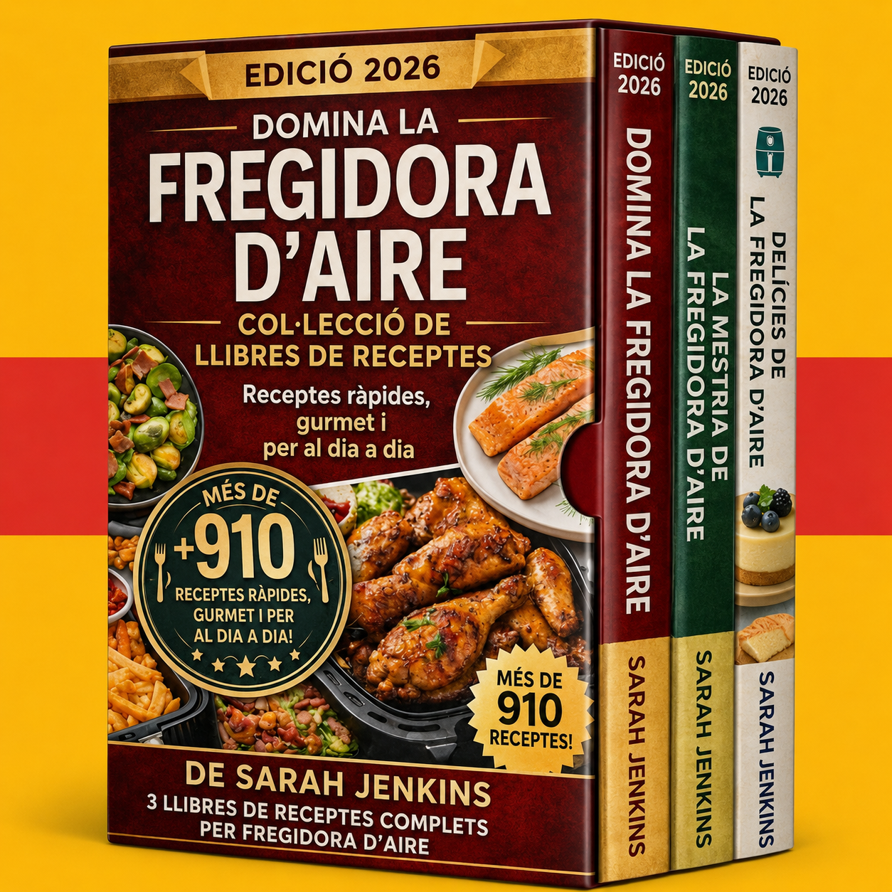 Llibre de receptes de la fregidora d'aire per a principiants + 2 BONS