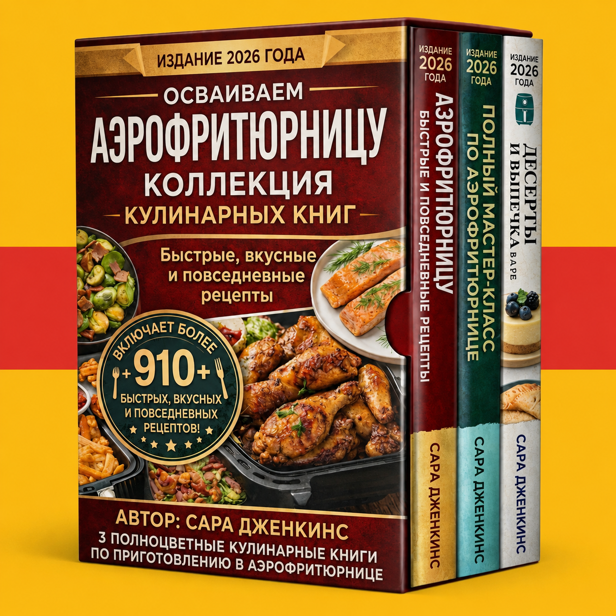 Книга Рецептов для Аэрогриля для Начинающих + 2 БОНУСА