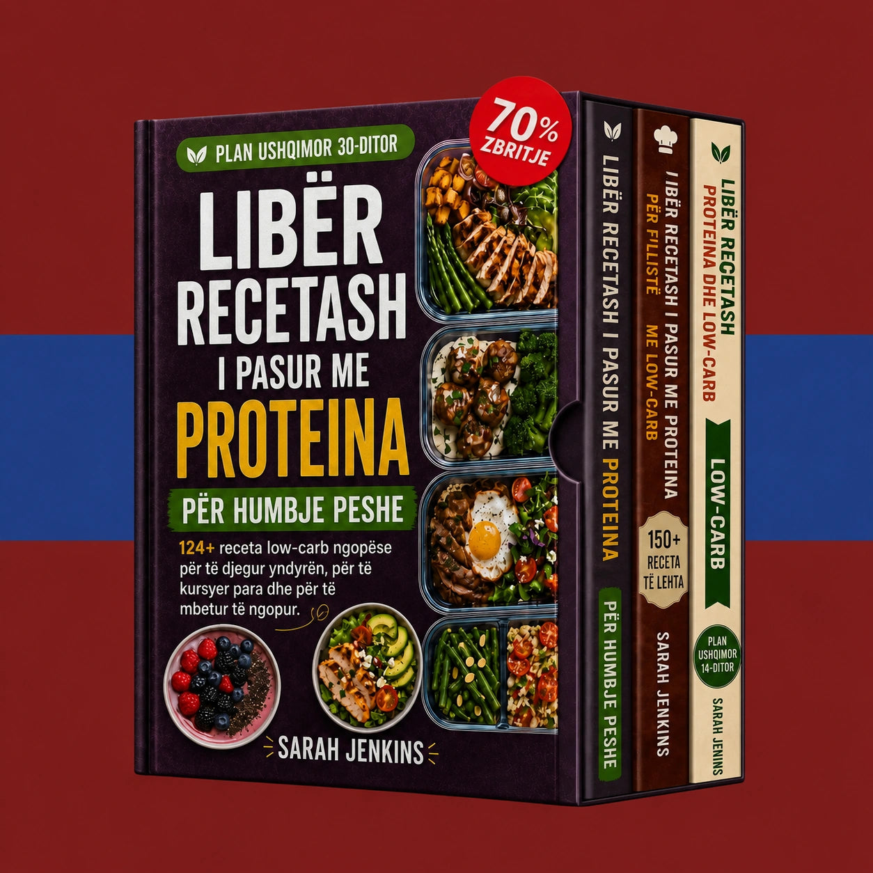 Paketa e fundit: Receta me proteina të larta, me pak karbohidrate + 2 BONUSE