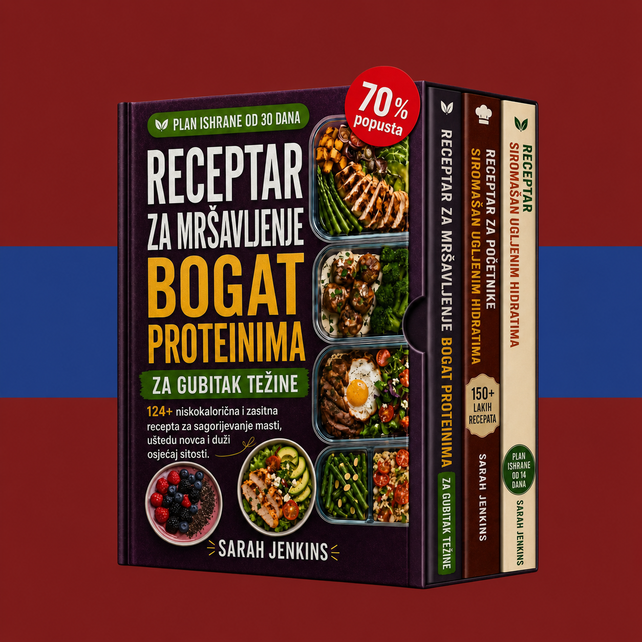 Ultimativni paket: Recepti s Visokim Sadržajem Proteina i Malo Ugljikohidrata + 2 BONUSA