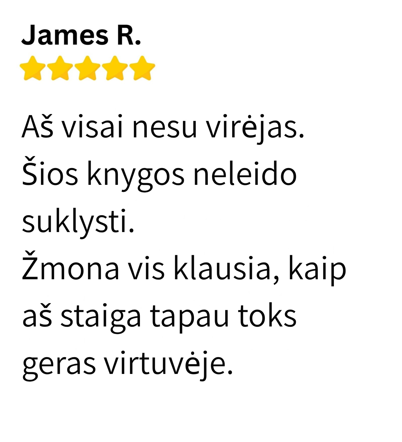 Customer review 3