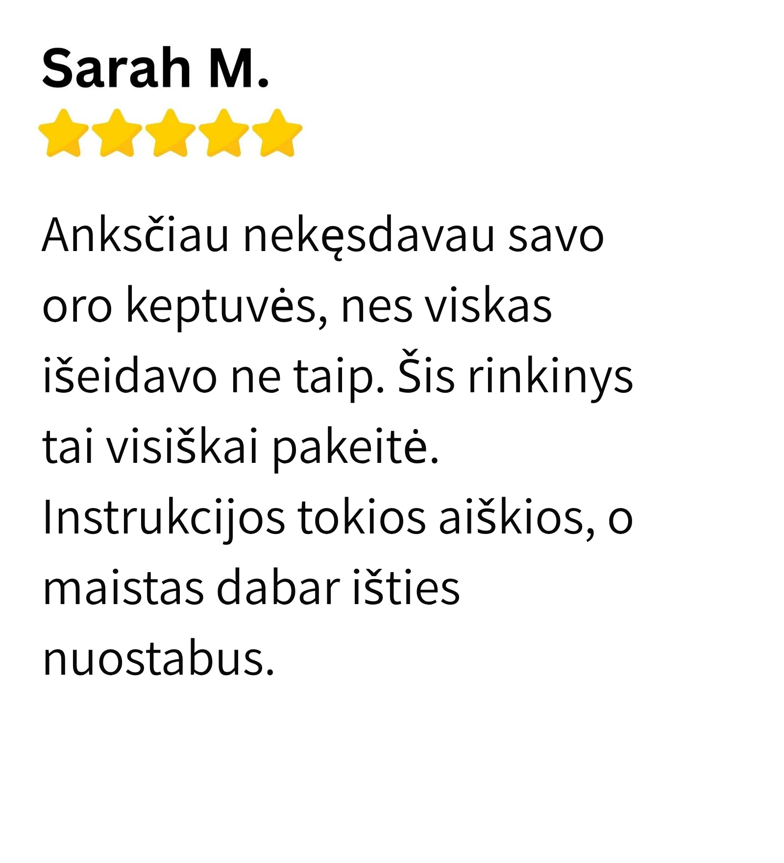 Customer review 4