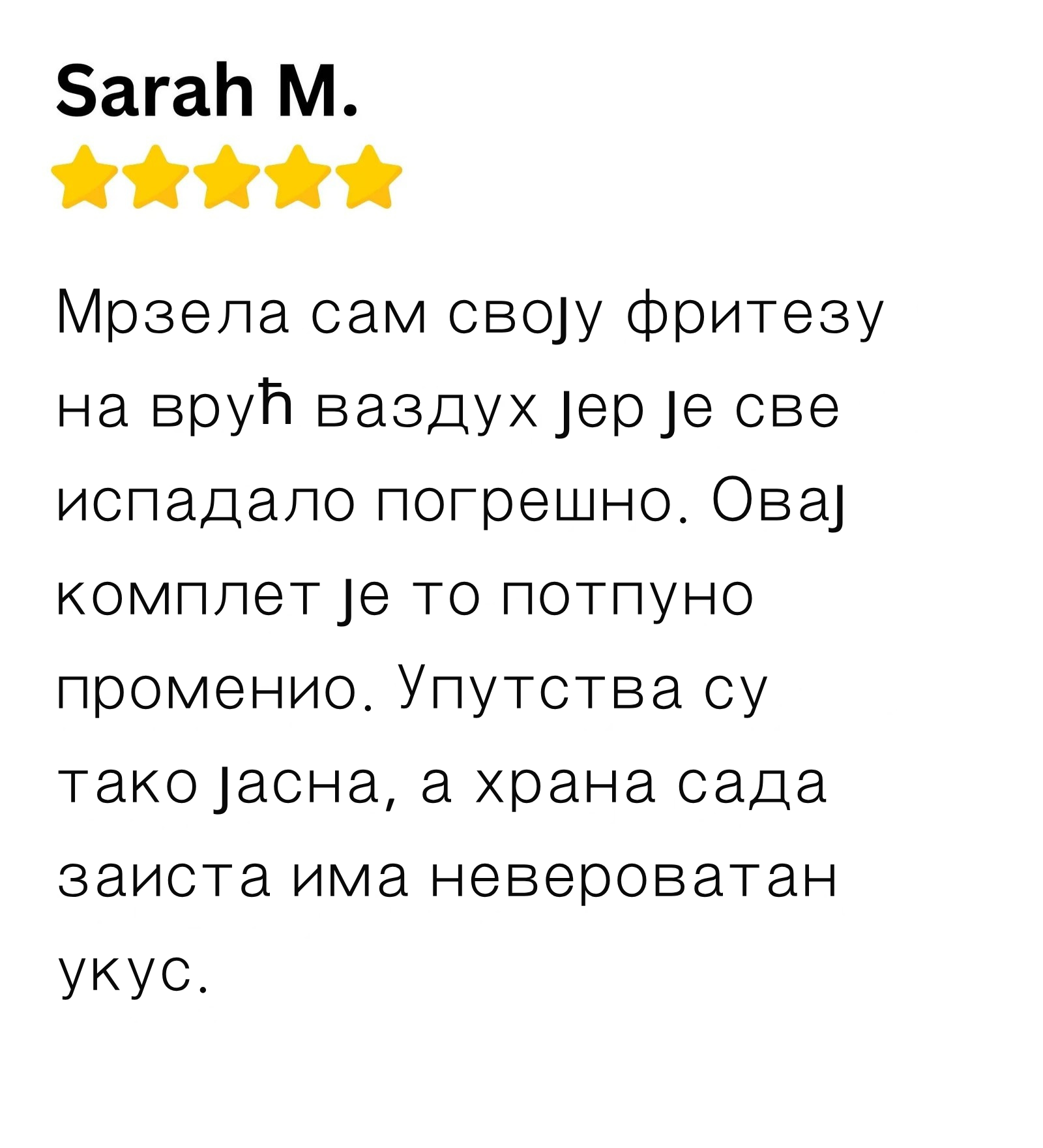 Customer review 4
