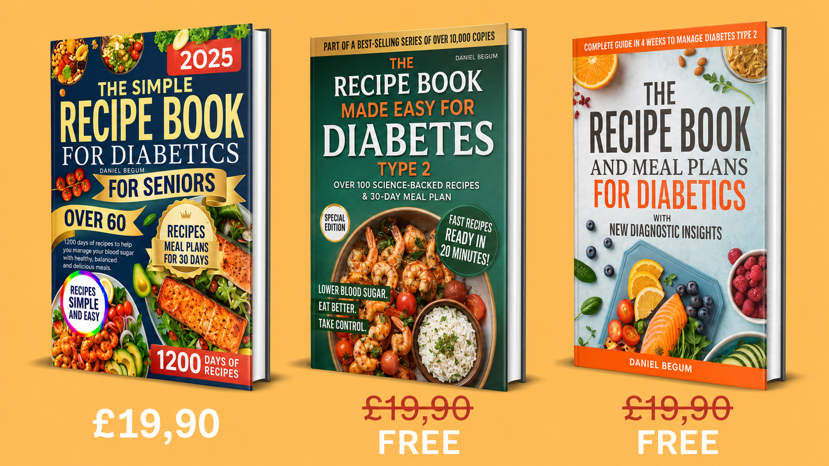 3-book bundle – diabetic diet