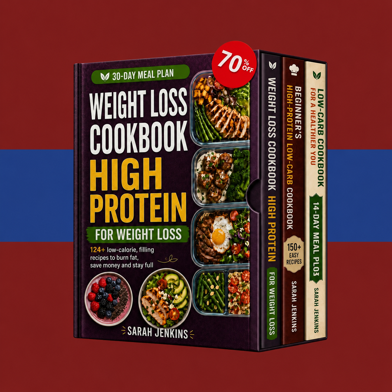 The ultimate package: High Protein Low Carb Recipes + 2 BONUSES