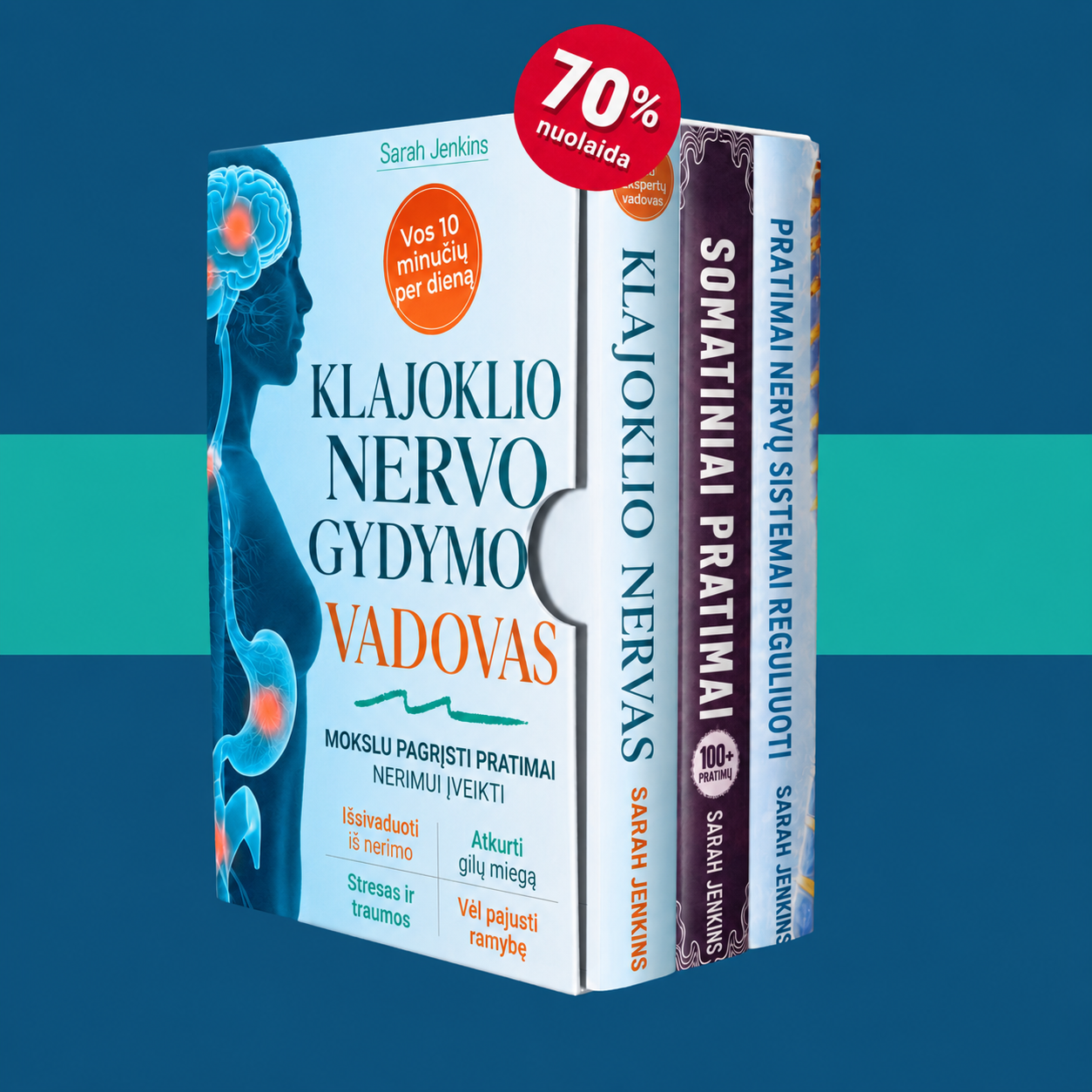 Vagus nervo gydymo vadovas + 2 BONUSAI