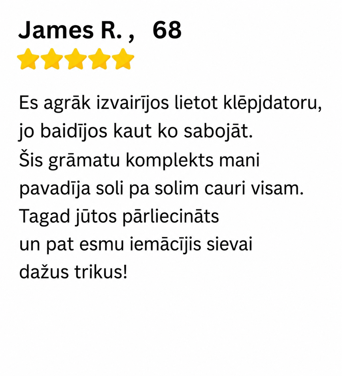 Klientu atsauksme