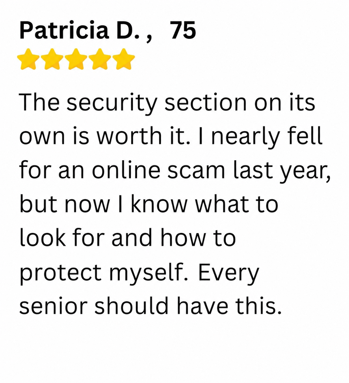Customer review