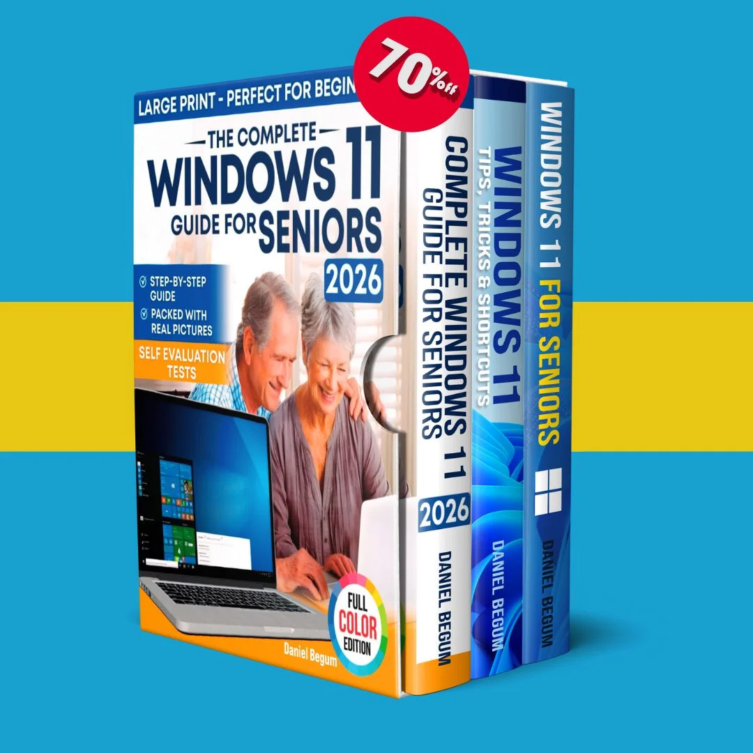 Windows 11 book for seniors